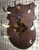 Vintage Western Mirror w Bull Steer Horns