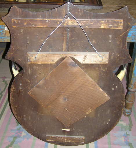 Vintage Western Mirror w Bull Steer Horns