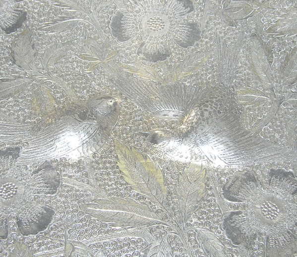 1886 Meriden Silverplated Handled Basket