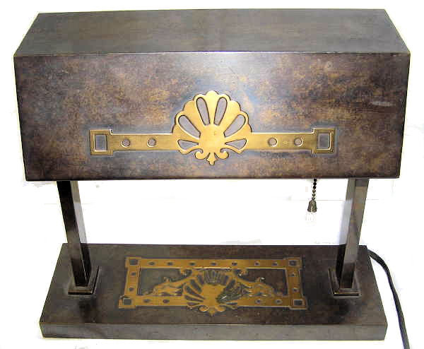 Art Deco Silvercrest Bronze Desk Lamp