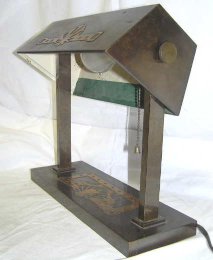 Art Deco Silvercrest Bronze Desk Lamp