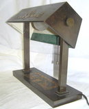 Art Deco Silvercrest Bronze Desk Lamp