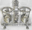Napoleonic French Sterling Cruet Stand