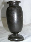 Antique Japanese Bronze Footed Vase