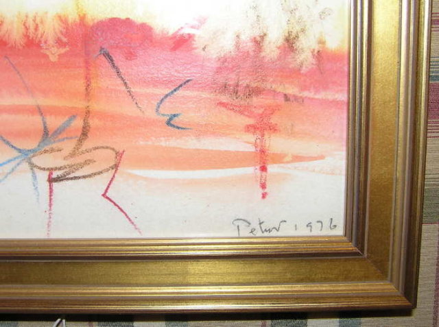 Abstract Watercolor by Dimitri Petrov