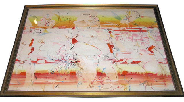 Abstract Watercolor by Dimitri Petrov