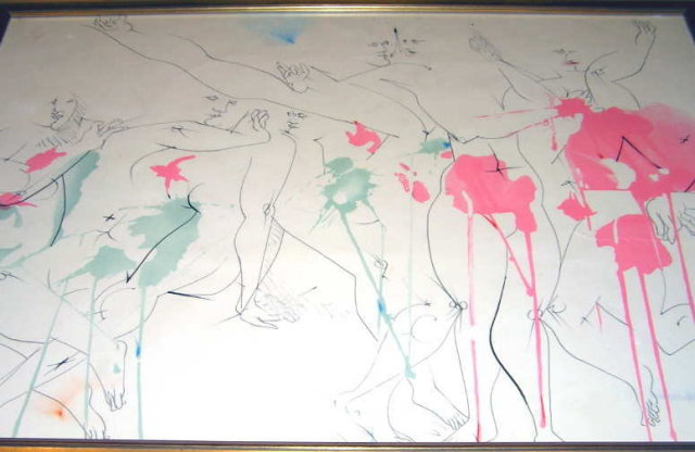 Abstract Figural Painting by Dimitri Petrov