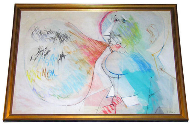 DIMITRI PETROV Abstract Figural Painting