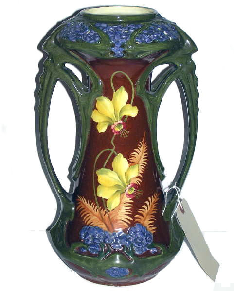 Primavera Turn Teplitz Art Nouveau Vase