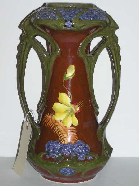 Primavera Turn Teplitz Art Nouveau Vase