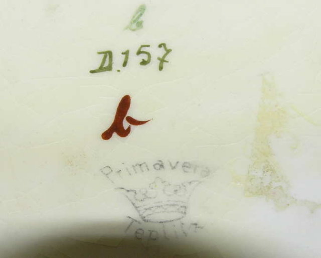 Primavera Turn Teplitz Art Nouveau Vase