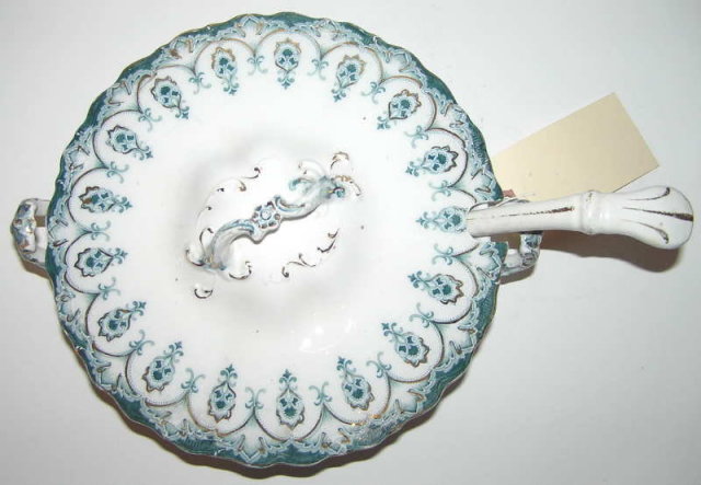 Antique English Leland J&C Meakin Hanley Porcelain Tureen