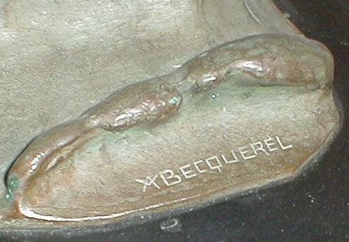 Andre Vincent Becquerel Seagull Bronze Sculpture