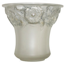Lalique Orleans Frosted Glass Vase