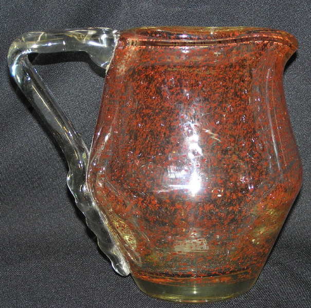 ANDRE THURET French Studio Art Glass Jug