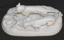 Bisque Parian Hunting Dog Figurine After MENE