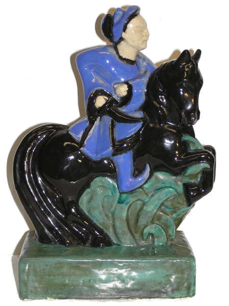 CAZAUX Ceramic Figurine by Sibylle May