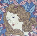 Art Nouveau Mettlach Stoneware Charger