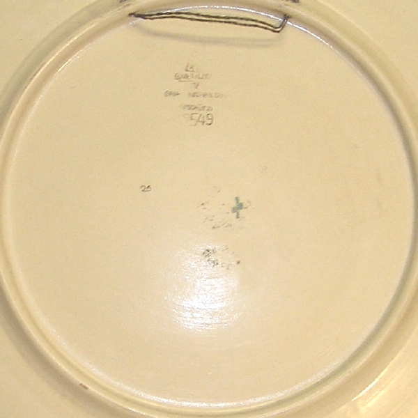 Art Nouveau Mettlach Stoneware Charger