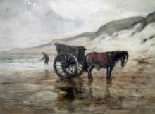 Impressionist Dutch Watercolor by Arthur Feudel