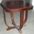 Art Deco Bentwood Walnut Side Table