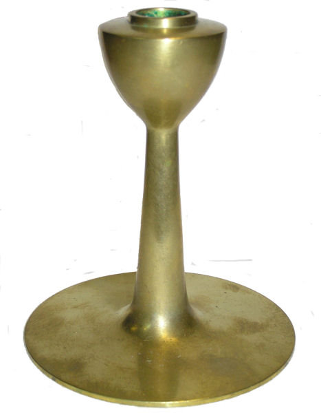 Robert Jarvie Lambda Brass Candlestick