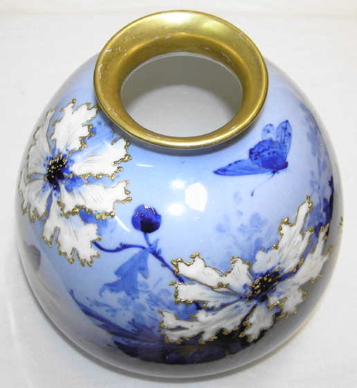 Ernst Wahliss Bohemian Porcelain Vase