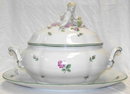Augarten Wiener Rose Porcelain Tureen & Platter