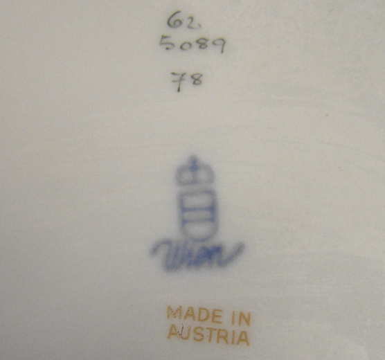 Augarten Wiener Rose Porcelain Tureen & Platter