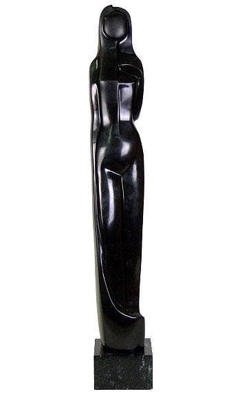 Abstract Cubist Style Female Sculpture by Ricardo