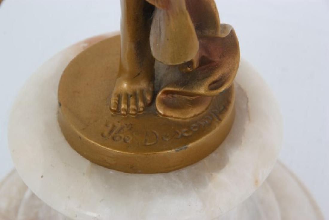 Tarantella French Art Deco Cold Painted Bronze Figurine Sculpture After Joe Descomps