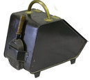 Antique Chased Brass Coal Scuttle & Shovel