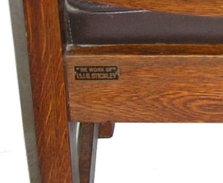 STICKLEY Arts & Crafts Mission Oak Armchair
