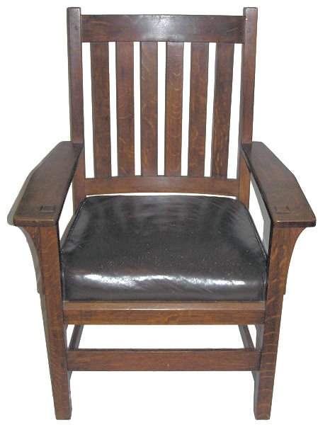 STICKLEY Arts & Crafts Mission Oak Armchair