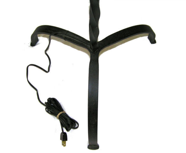 Georgian Style Wrought Iron Brasss Floor Lamp