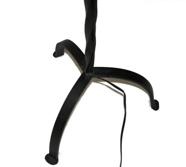 Georgian Style Wrought Iron Brasss Floor Lamp