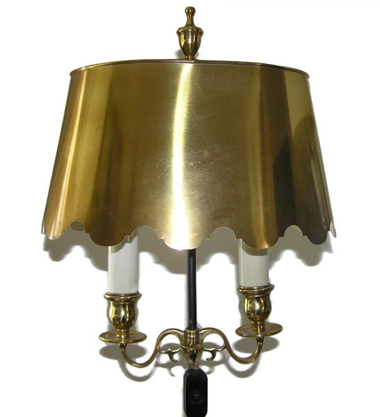 Georgian Style Wrought Iron Brasss Floor Lamp