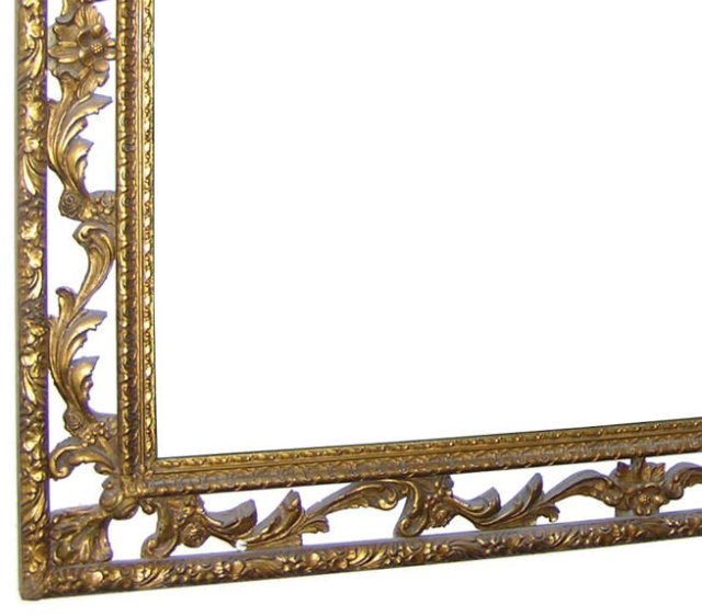 Giltwood Rectangular Overmantel Mirror
