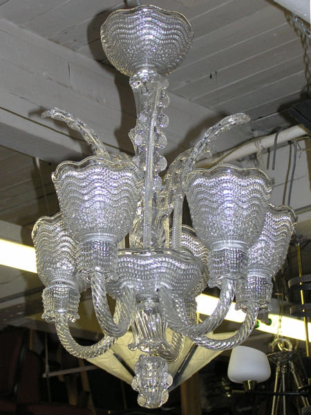 Venetian Murano Italian Glass Chandelier