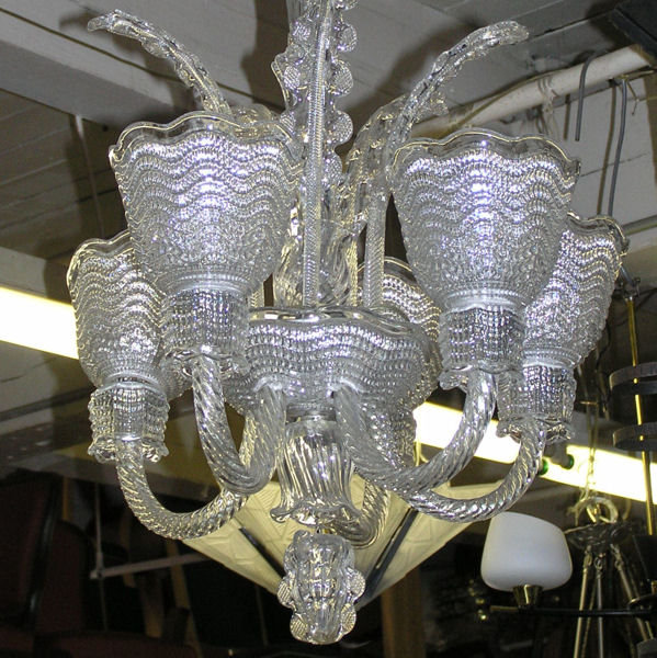 Venetian Murano Italian Glass Chandelier