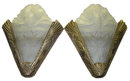 Pair French Art Deco Bronze Sconces