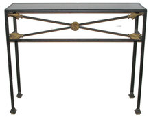 French Directoire Wrought Iron Sofa Table