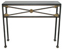 French Directoire Wrought Iron Sofa Table