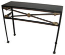 French Directoire Wrought Iron Sofa Table