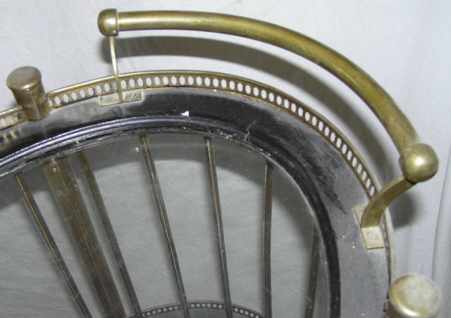 Antique Brass Cocktail Bar Cart