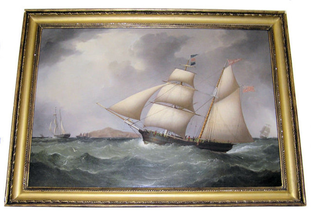 SAMUEL WALTERS British Ship Painting