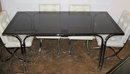 Set 4 Barcelona Style Chrome Dining Chairs