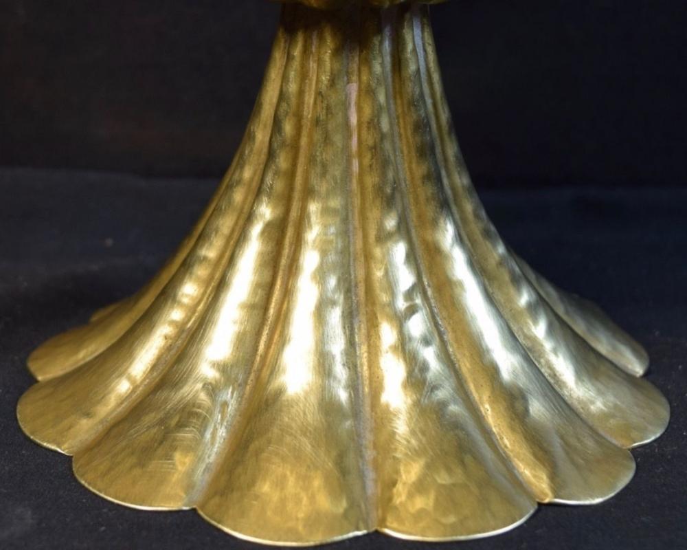 Josef Hoffmann Brass Vase for Wiener Werkstatte