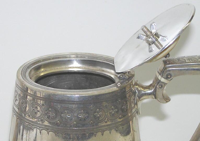 Antique English Mappin Brothers Silverplate Coffee Pot