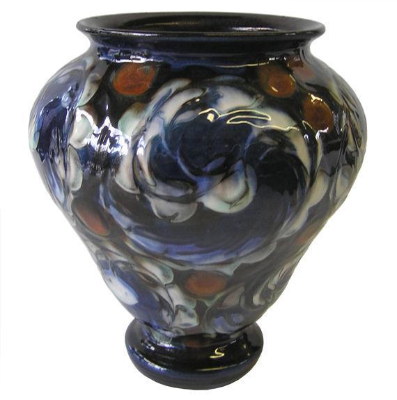 Herman Kahler Ceramic Floral Vase